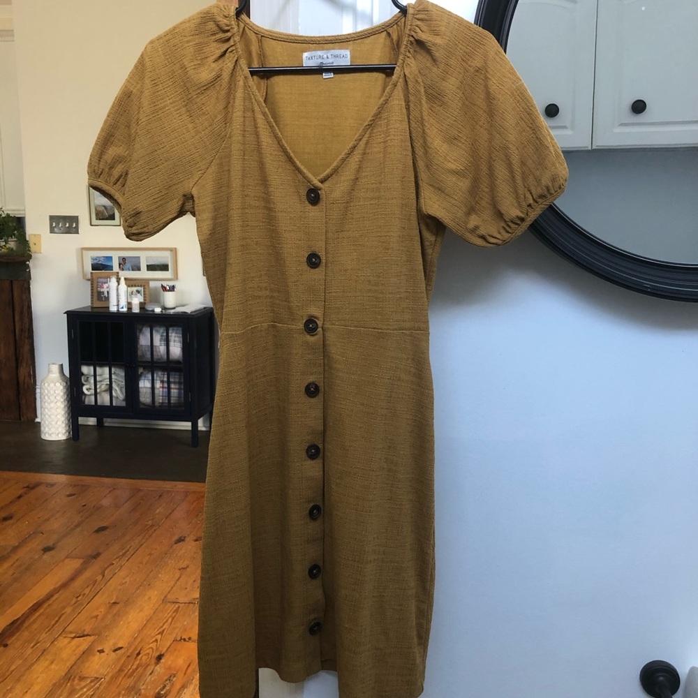 NWOT Madewell yellow dress